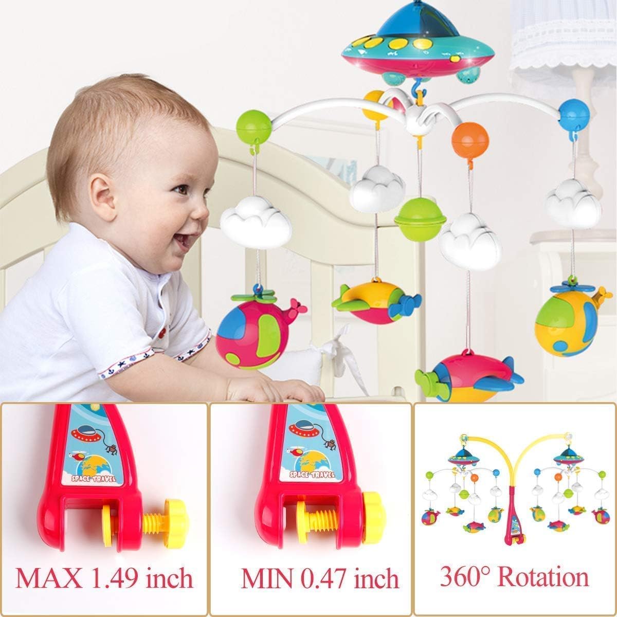 baby mix musical mobile