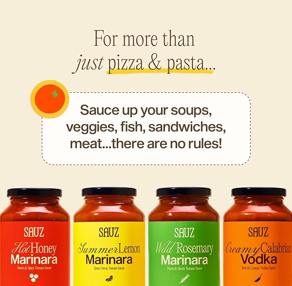 SAUZ, MARINARA SUMMER LEMON, 25 OUNCE