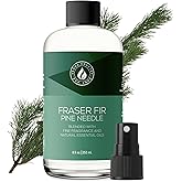 Aroma Country Fraser Fir Christmas Tree Diffuser Oil - Luxury Essential Oils for Diffuser Refill & Air Freshener Room Spray - Natural Home Fragrance, Pine Needle Scented Oil for Diffusers (8.5 Fl. oz)