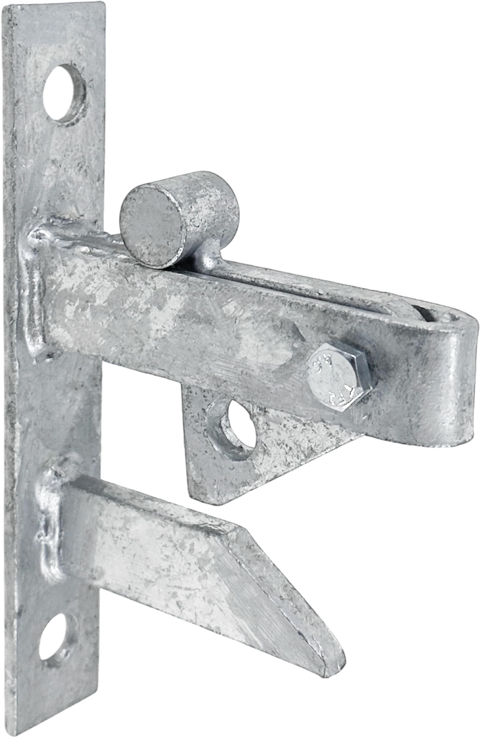 IRONTITE® Self Locking Gate Latch Heavy Duty. Galvanised Gate Latch for Wooden Gates, Heavy Duty Field Gate Latch, Hot Dipped Galvanised Gate Latch Lock for External Use.