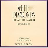 Elizabeth Taylor White Diamonds Body Radiance Perfumed Body Powder 2.60 oz (Pack of 4)