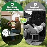 Onadak Premium Heavy Duty Garden Kneeler Seat - Anti-Tip Design, Foldable view 4