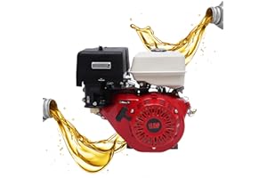 CILDON 420CC 15Hp Gas Engine with Start Handle, 9700W Gas Powered Multi Use Motor Engine, 1.72Gal Large Fuel Tank, Ideal for Machines Suitable Crankshaft Water Pumps, Dosing Machines Etc