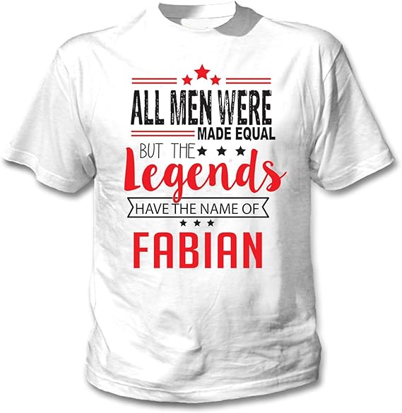 teesquare1st Men's Fabian White TShirt Amazon.co.uk Clothing