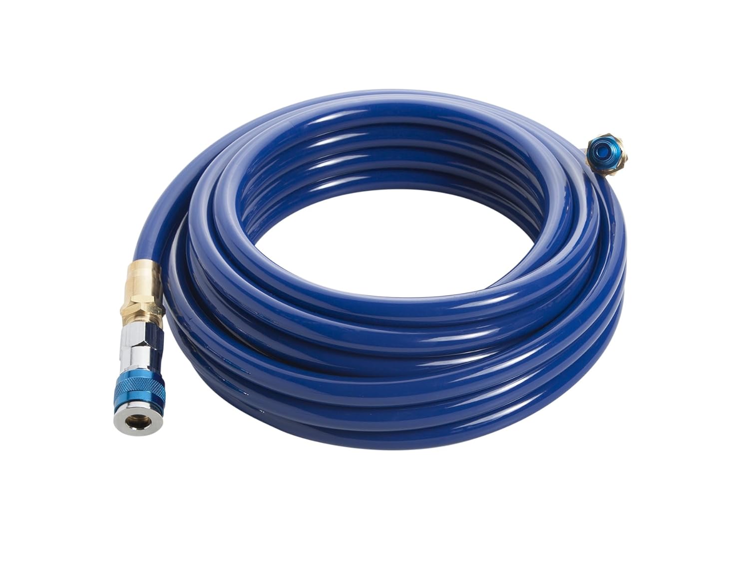 Steelman 50049WMQ 25Foot Straight Air Hose with Reusable Quick Disconnect Fittings
