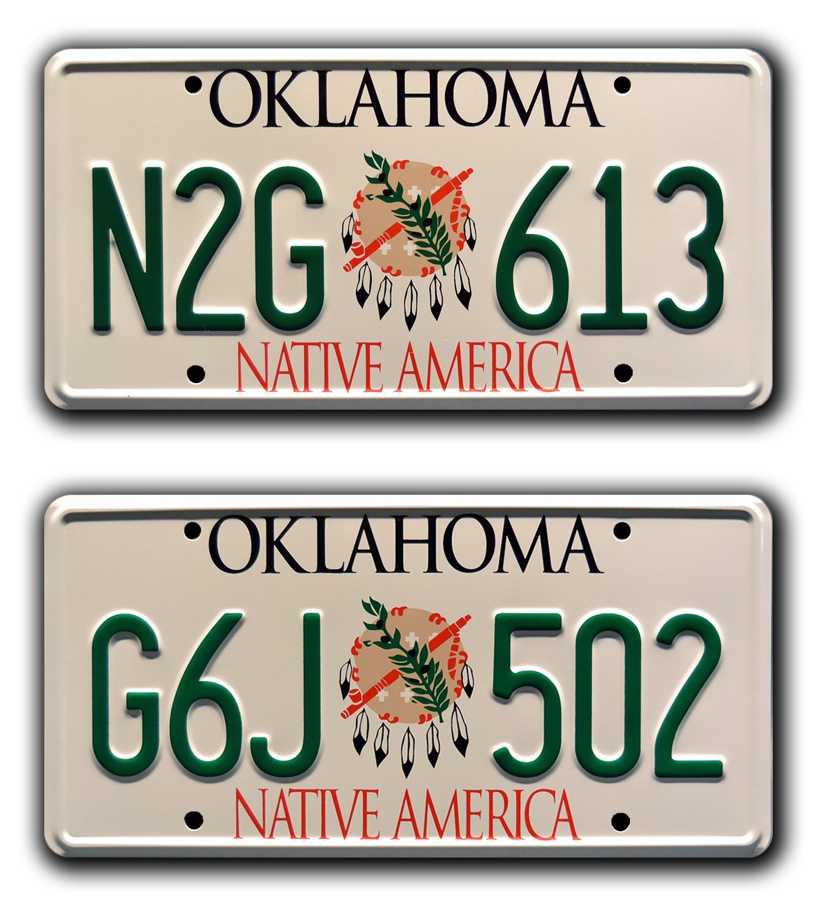 Twister | N2G 613 + G6J 502 | Metal Stamped License Plates
