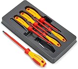 KNIPEX Screwdriver Set 6 Piece VDE Tested Insulated Multi-Component Handles view 2