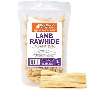 Raw Paws Lamb Rawhide Treats For Dogs Packed In Usa Natural Lamb Dog Treats Sourced From Free Range Grass Fed Sheep Lamb Hide Sticks For Dogs