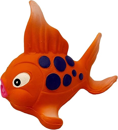 water babies rubber fish toy