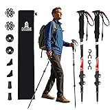 Lightweight Collapsible Trekking Poles for Hiking