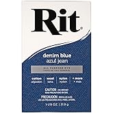All Purpose Concentrated Rit Dye Powder Single Pack for Clothing, D&eacute;cor, and Crafts &ndash; Denim Blue