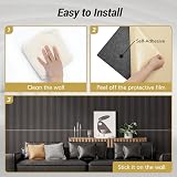 TONOR 4-Pack Acoustic Wood Veneer Wall Panels 47.2x23.6x0.74 inches view 6
