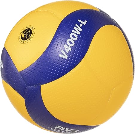 Amazon ミカサ Mikasa バレーボール 軽量4号 日本バレーボール協会検定球 小学生用 イエロー ブルー V400w L 推奨内圧0 3 Kgf ミカサ スポーツ アウトドア