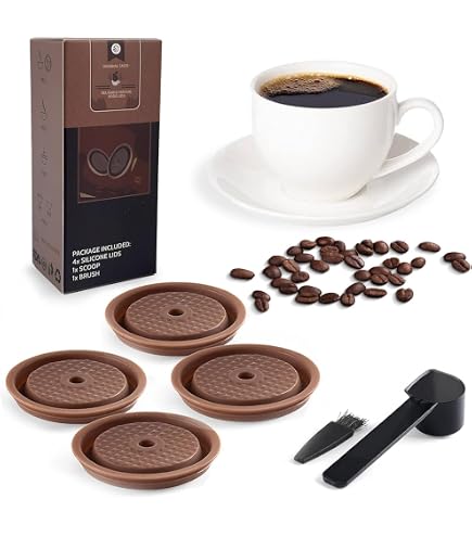 Cápsula Reutilizable Para Nespresso Vertuo - Oblea De Acero Inoxidable, Para Cápsula Original De 230 Ml, Incluye Cepillo Y Cuchara