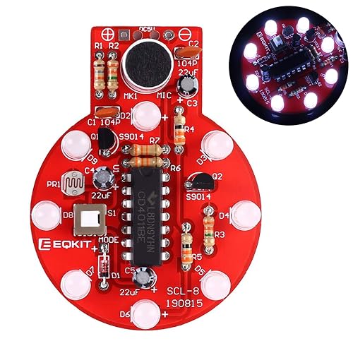 DIY Kit Sound Light Controller LED Delay Light Voice Controlled Melody ...
