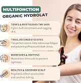 BIONOBLE Organic Rose Water Spray 100ml - 100% Natural Hydrolat Vegan view 3