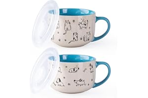 AmorArc Soup Mugs ASB006DC-BL