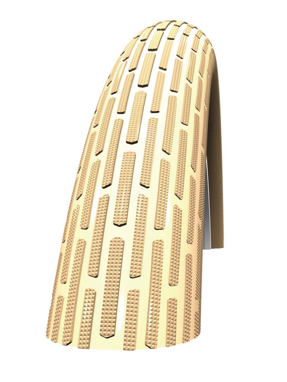 Schwalbe Fat Frank K-Guard, TwinSkin Unisex Adulto, Crema/Reflex, 28x200