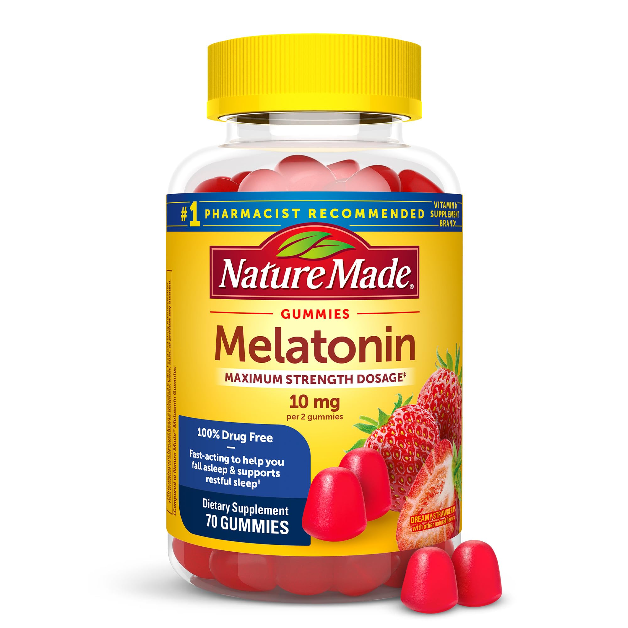 Nature Made Melatonin 10mg per serving Gummies for