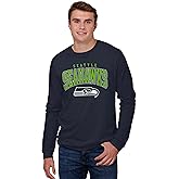 FOCO NFL Mens NFL Team Classic Arched Logo Long Sleeve T-Shirt