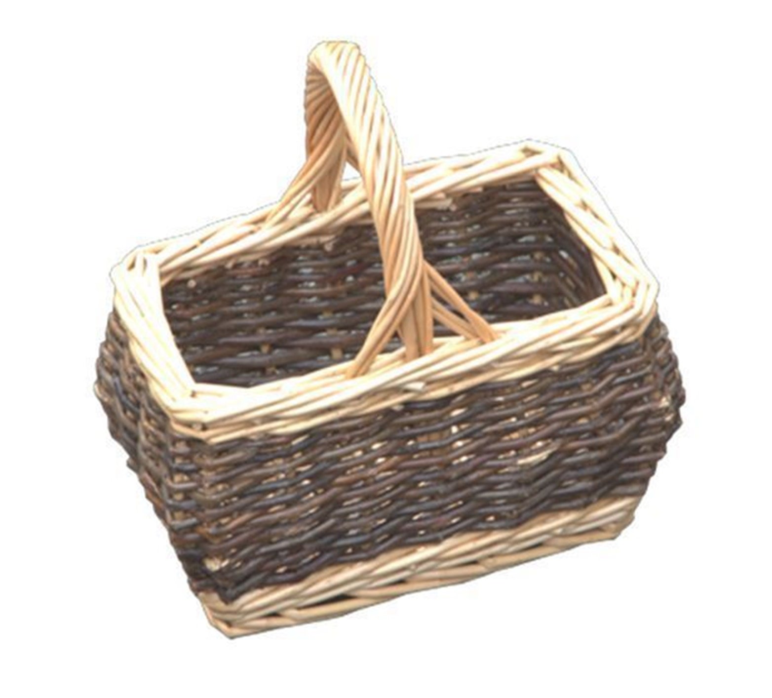 Red Hamper Childs Rectangular Rustic Shopping Basket, Wicker, Brown, 12 x 19 x 11 cm