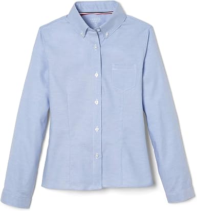 French Toast Girls' Long Sleeve Twist Front Tee - Cotton Blend Casual Top