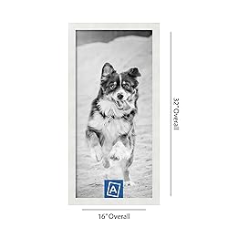 ArtToFrames 14x30 Inch White Picture Frame, This