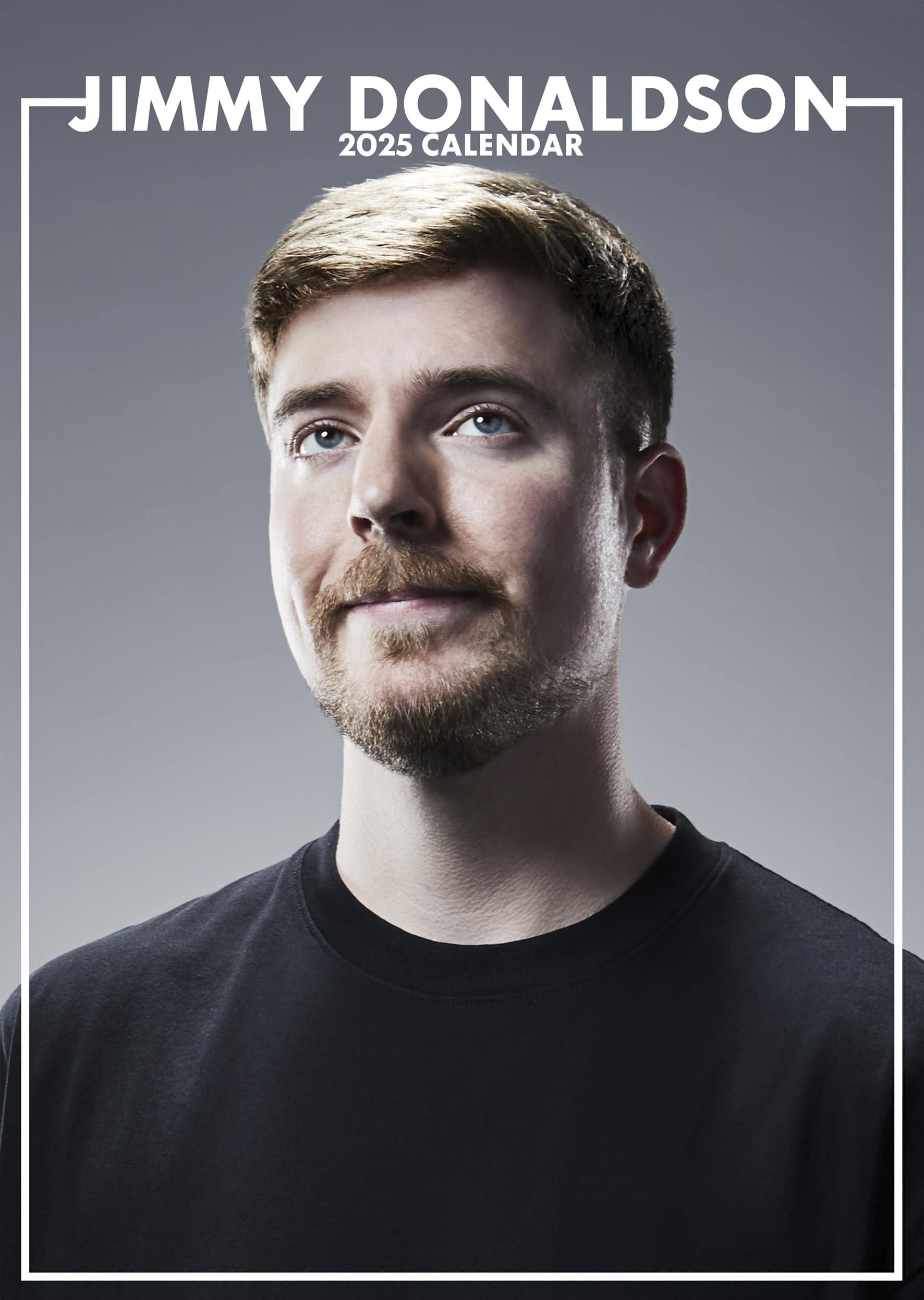 Jimmy Donaldson (Mr Beast YouTube) 2025 - A3 Size Wirobound Calendar