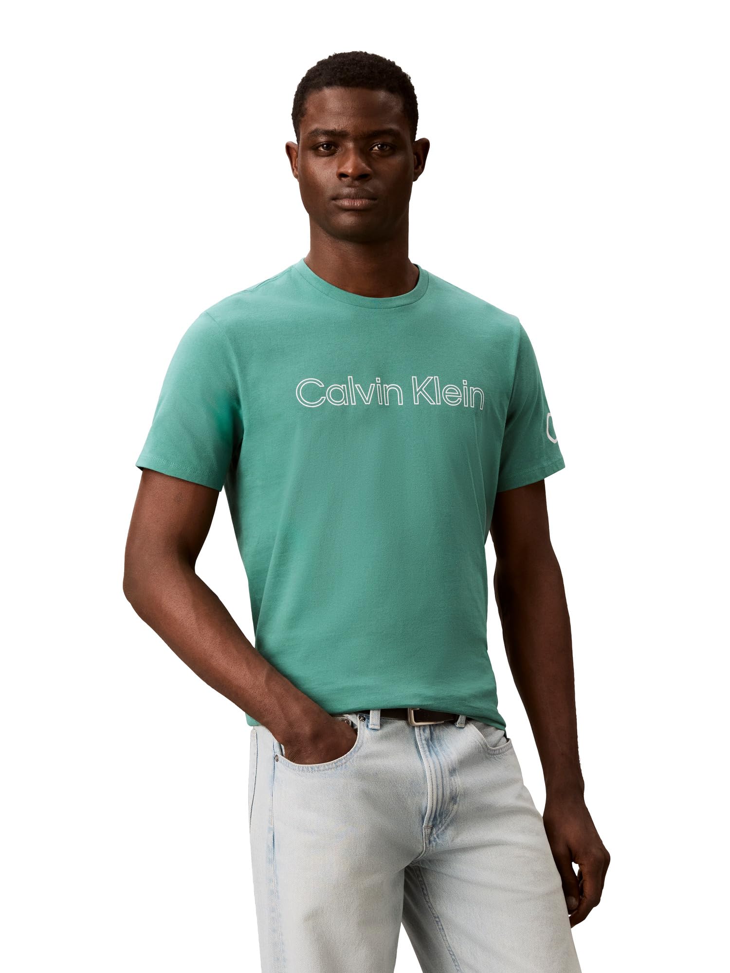 Calvin Klein Men’s Travel Logo Crewneck T-Shirt
