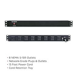 CyberPower PDU15B8R Basic PDU, 100-125V, 15A