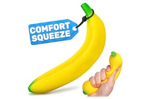 Banana Squishy Fidget Adults - Banana Fidget Anxiety Relief Yellow Party Favors Sensory Adults Stress Relief - Fake Banana Sq