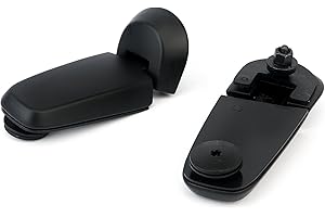 AA IGNITION Rear Window Hinge Set (Left and Right) - Compatible with Ford Explorer and Mercury Mountaineer 2002-2005 - Replaces 3L2Z-78420A69-AC, 3L2Z-78420A68-AC, 924-160 - Rear Glass Hinges