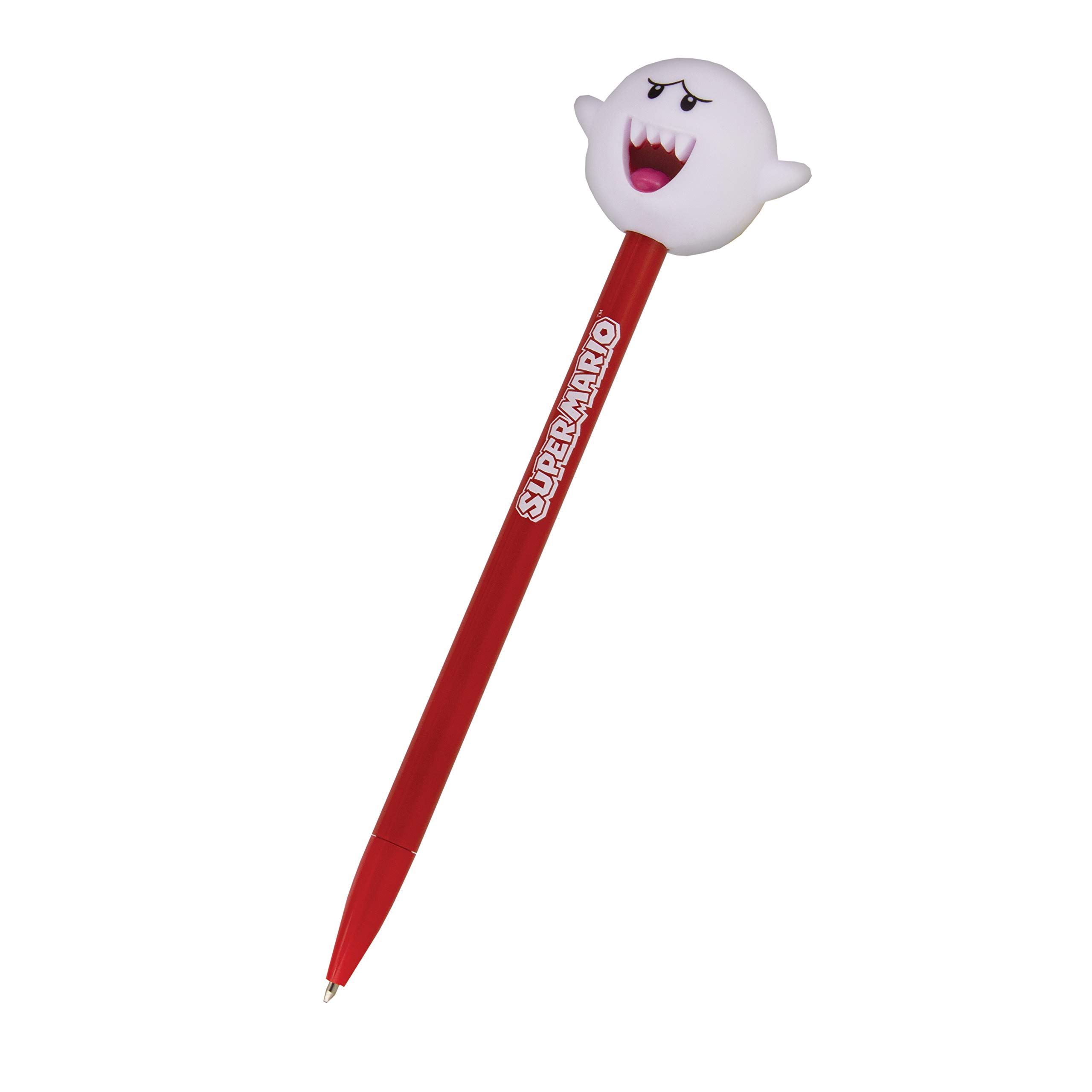 Super Mario Pen with Boo Ghost Topper - Officially Licensed Nintendo Merchandise