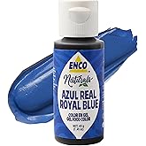 ENCO Natural Food Coloring Gel Royal Blue 1.41 oz No artifitial dyes - Vibrant colors for Icing, Buttercream, Fondant