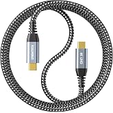 ZeroneTeck USB C Data Cable 20Gbps 3FT, USB C 3.2 Gen 2X2 4K@60Hz Video UHD | USB C Monitor Display Cable, Type C 100W PD Charging E-Marker Chip, for iPhone 17, MacBook, SSD, ARZOPA, KYY Portable Monitor