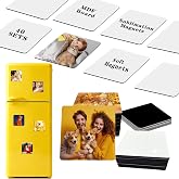 80Pcs Sublimation Blanks Square Sublimation Magnets Blank Set 3×3 40 Pack | MDF Blank Magnets with Soft Magnet for DIY Crafts
