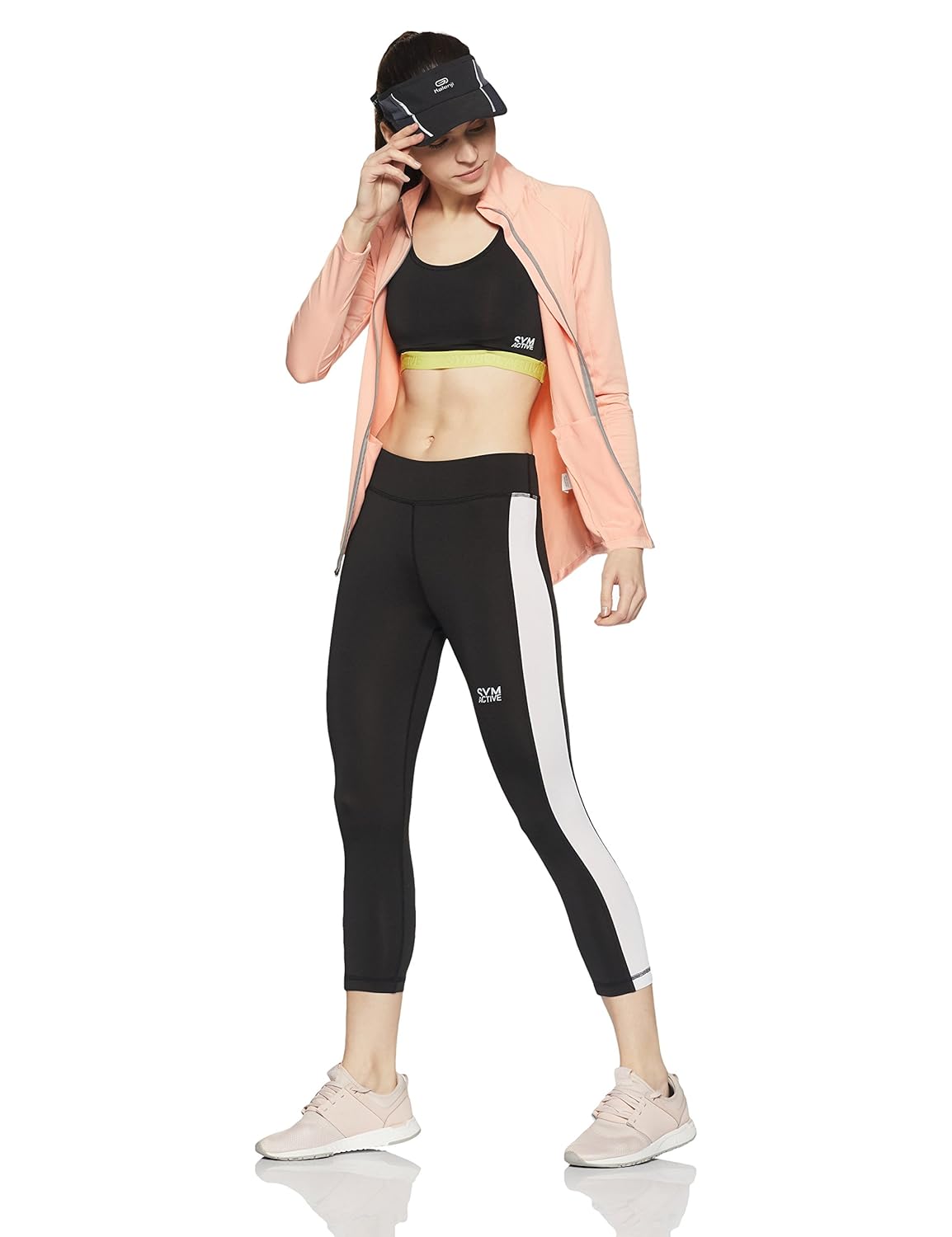 symbol amazon brand women's sports capri