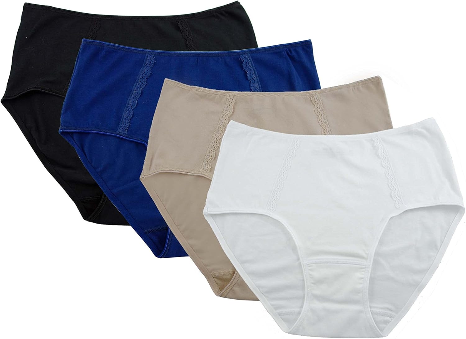 FEM Women's Briefs Ladies Cotton Panties Full Briefs (Modal) 3 Pack