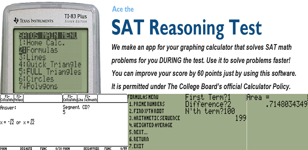 SAT Test Calculator Programs Appstore for Android