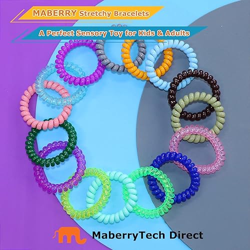 MaberryTech Direct Sensory Bracelets for Girls Boys, Fidget