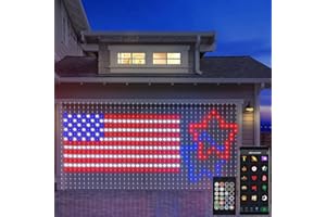 CCILAND Smart 800LED Curtain Lights 20Ft x 10Ft with App Programmable, Color Changing Dynamic DIY Curtain String Lights Music