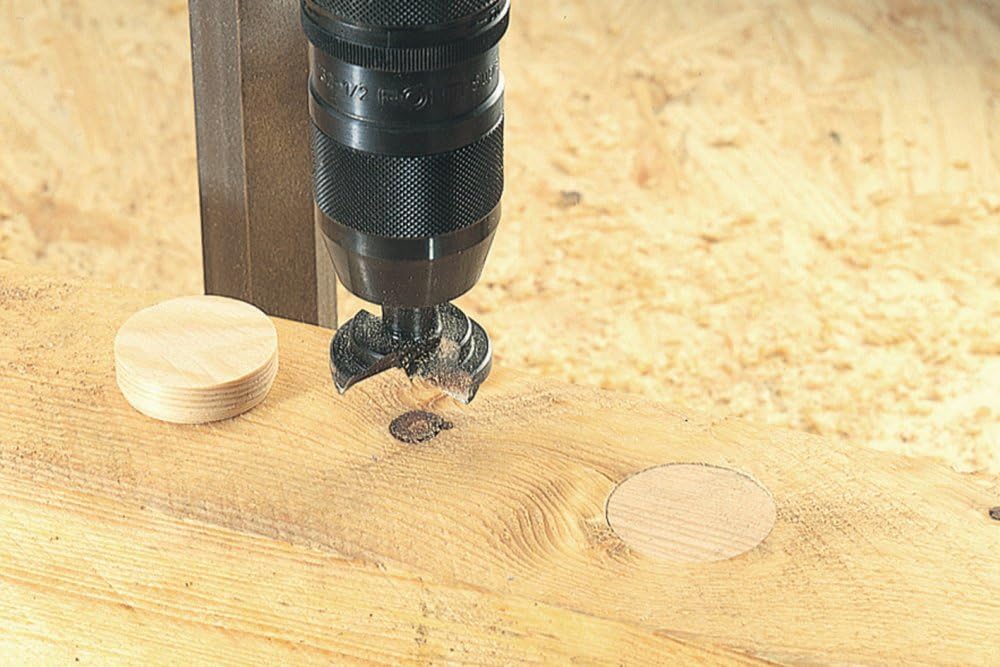 wolfcraft 50 Wooden Plugs diameter 15 mm I 2940000 I for patching and repairing flaws in wood - Image 3