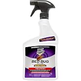 Hot Shot Bed Bug Killer Ready-to-Use Spray, 32 Ounces | Kills Bed Bugs &amp; Their Eggs, Fleas &amp; Dust Mites, For Indoor Use on Mattress Tufts, Folds, Buttons &amp; More, Water-Based Formula