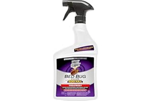 Hot Shot Ready-to-Use Bed Bug Killer Spray, Kills Bed Bugs and Bed Bug Eggs, Kills Fleas and Dust Mites, 32 Ounce