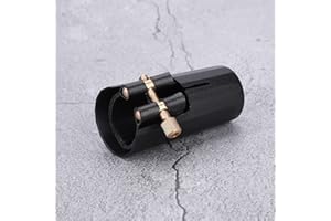 Generic Durable PU Ligature Fastener with Plastic Cap for Clarinet Bakelite Mouthpiece for Good Tremolo & Resonance, Professi