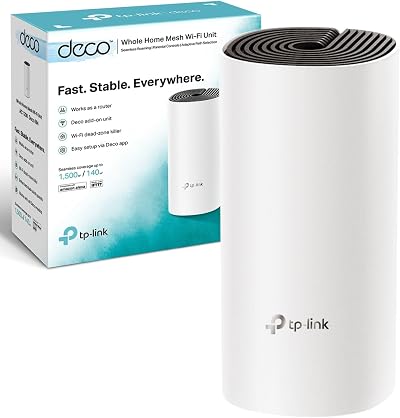 TP-Link Deco M4 AC1200 WiFi Router Mesh Extender Booster Add-on Single Unit