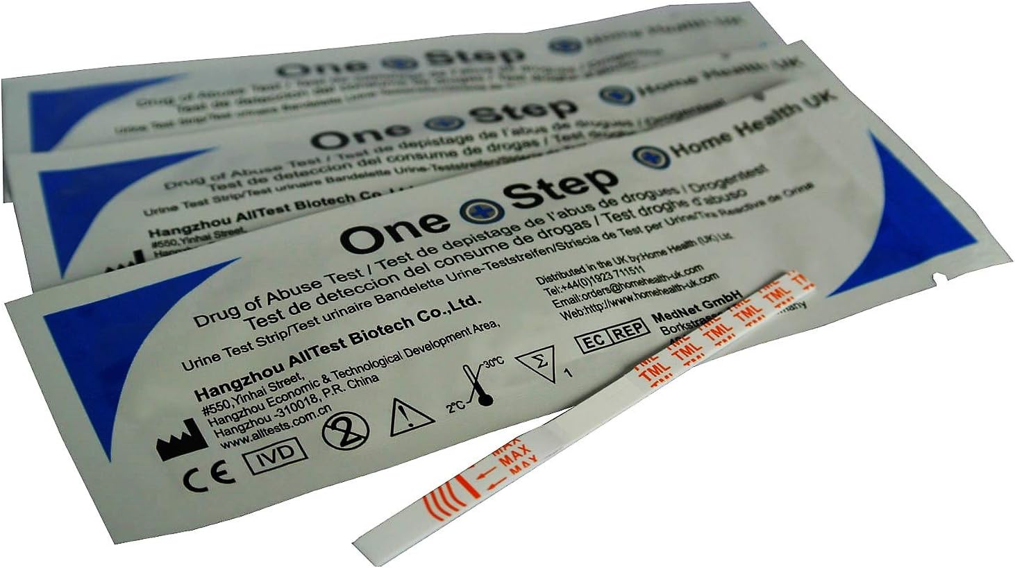 One Step: 5 x Benzodiazepines Drug Testing Kits, Rapid Results Urine Test Strips for Diazepam Valium, 5 Tests - Image 5