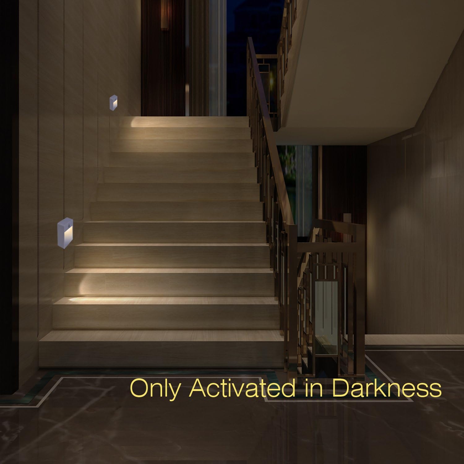 JESWELL Wireless Motion Sensor Light Battery Powered LED Night light ...