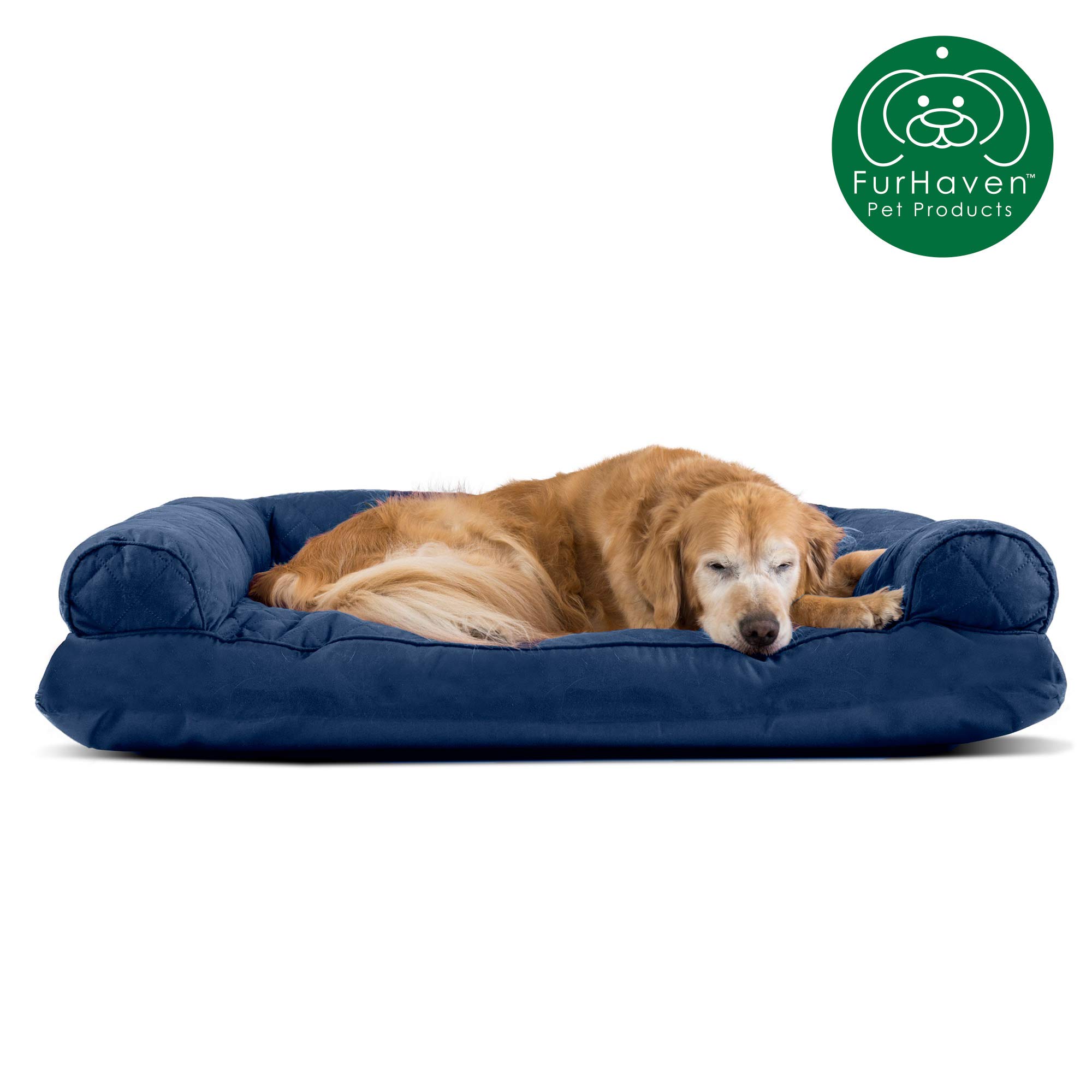 Furhaven Pet Dog Bed, Large Dog Beds for Large Dogs, Medium Small Dog Beds  for Medium Small Dogs, Dog Bed Orthopedic Memory Foam Dog Beds, Removable