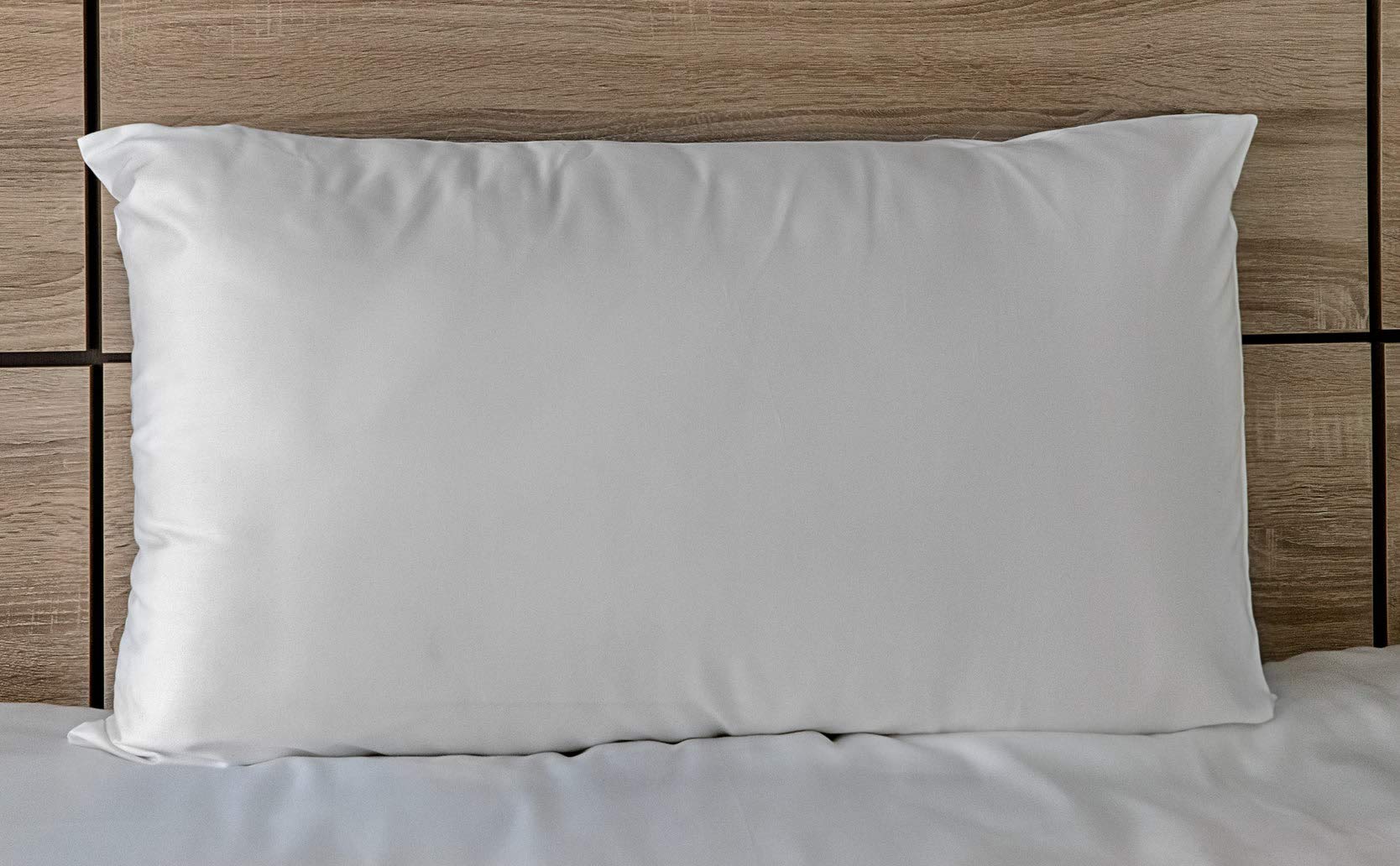 Lisbon - Egyptian Cotton 300 Thread Count Pillowcase Classic, 50x75 cm, Luxury Bedding Made in Portugal, White, Set of 2